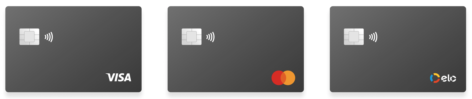 Cartão Visa Master e Elo